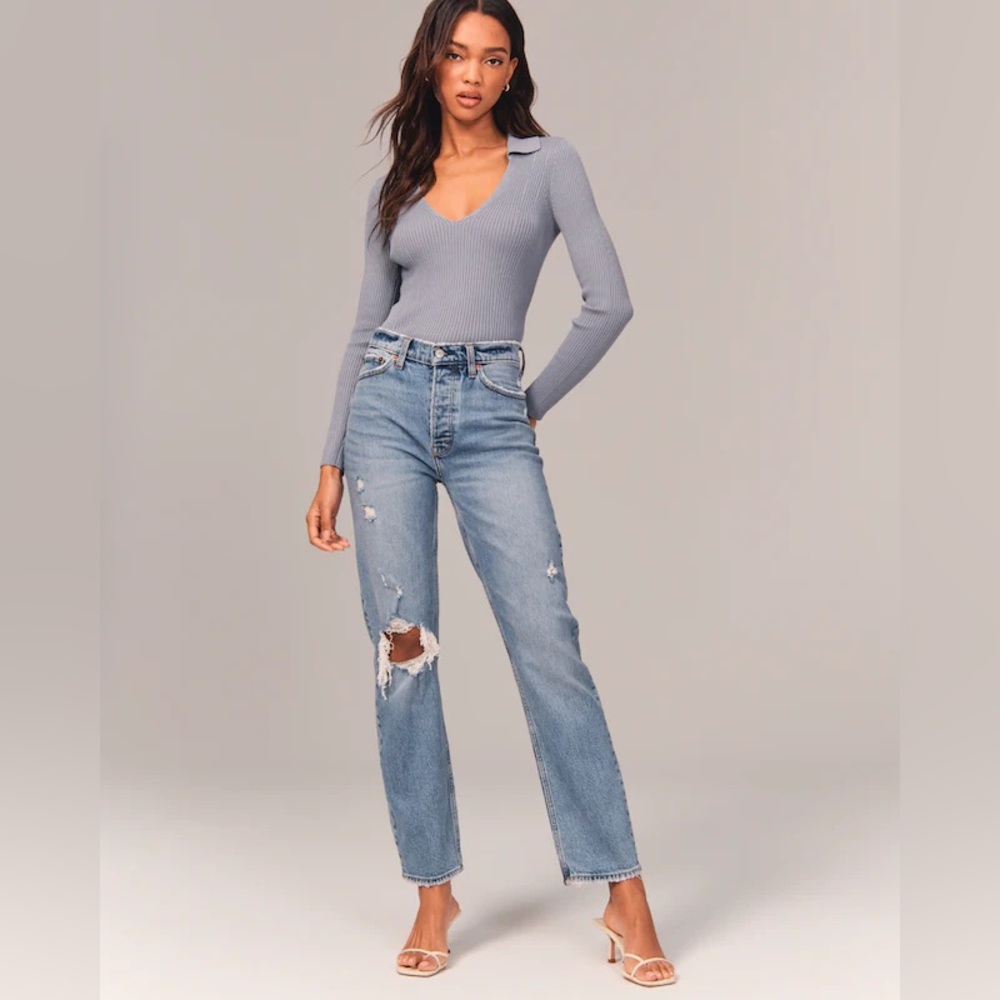 Abercrombie & Fitch High Rise Dad Jean